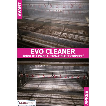 Robot de lavage pour élevage porcin, volaille et veaux boucherie