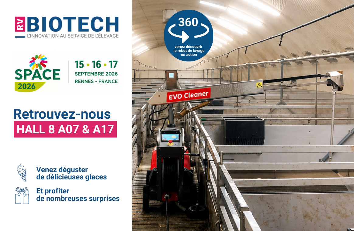 Retrouvez nous au SPACE à Rennes et au Sommet de l'élevage